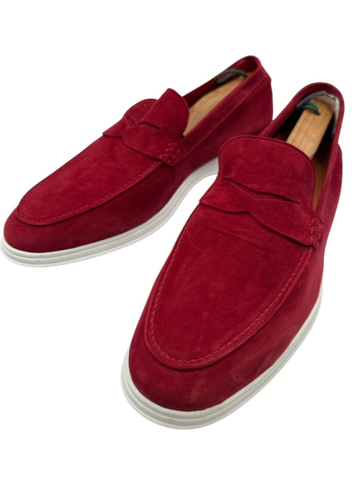 Andrea Ventura Shoe Size 45 AS IS Red Suede Solid Men's Shoes Red / 45