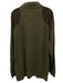 Sharp Lad Size XXL Green & Brown Cotton Solid Quarter Zip Men's Jacket Green & Brown / XXL