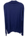 Peter Millar Size XXL Blue Wool Solid Quarter Zip Men's Sweater Blue / XXL