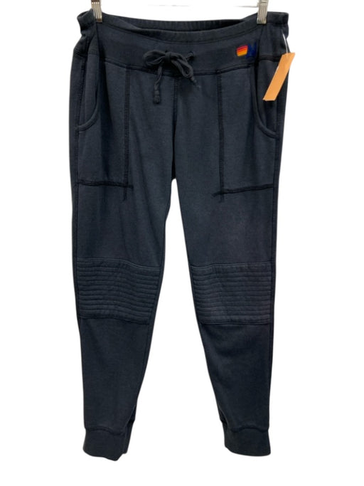 Aviator Nation Size L Charcoal Gray Cotton & Polyester Jogger Pockets Sweatpants Charcoal Gray / L