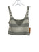 Splendid Size S Gray & White Viscose Blend Rib Knit Metallic Thread Skirt Set Gray & White / S