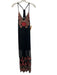 Alice + Olivia Size xs / 2 Black, Red & Beige Polyester & Silk Racerback Dress Black, Red & Beige / xs / 2