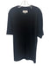 Wax Size XL Black Cotton Blend Solid T shirt Crew Men's Short Sleeve Black / XL