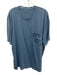 Lululemon Size Est XL Blue Synthetic Solid T shirt front pocket Short Sleeve Blue / Est XL