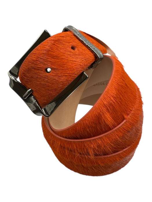 Jacob Cohen Orange Leather Solid Men's Belt Orange