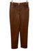 Wilfred Pants Size 4 Brown Polyurethane Straight Leg Brown / 4