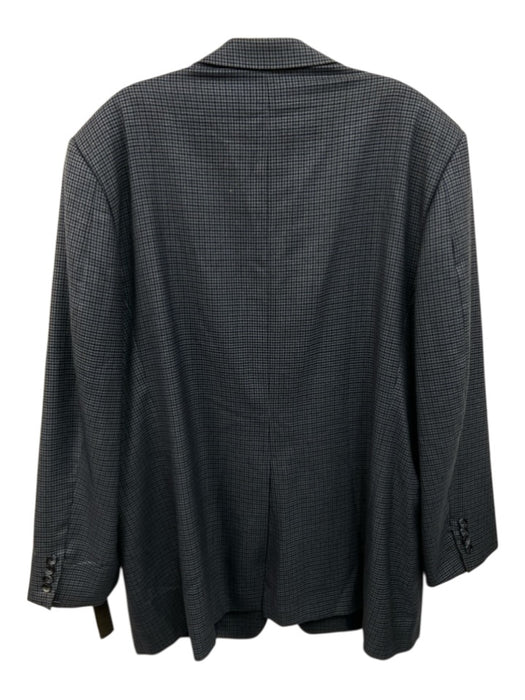 Hickey Freeman Blue & Green Cashmere Houndstooth 2 Button Men's Blazer Blue & Green / Est 48L
