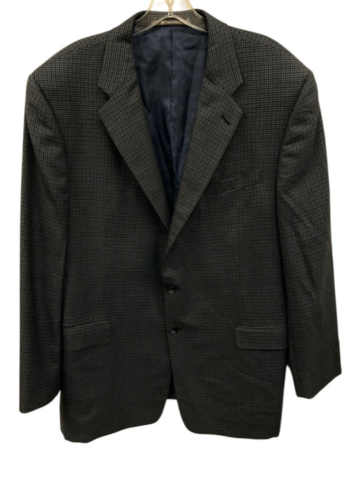Hickey Freeman Blue & Green Cashmere Houndstooth 2 Button Men's Blazer Blue & Green / Est 48L
