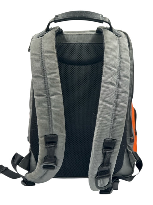 Tumi Orange & Gray Canvas Backpack Men's Bag Orange & Gray