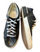 Dolce Vita Shoe Size 9.5 Black Glitter Detail Scale White Sole Sequin Sneakers Black / 9.5