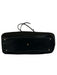 Salvatore Ferragamo Black Leather Pony Hair Double Buckle Top Handle Bag Black / Medium