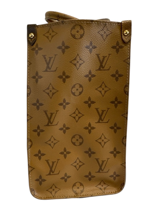 Louis Vuitton Mixed Brown Coated Canvas Top Handle Monogram Shoulder Strap Bag Mixed Brown / Medium