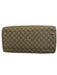 Gucci Brown & Gray Coated Canvas Top Handle Gucci Supreme Zip Close Bowler Bag Brown & Gray / Large