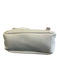 Mario Valentino Spa White Polyurethane Faux Leather Woven Logo flap Bag White / Small