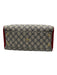 Gucci Red, Navy, Gray Coated Canvas Leather Gucci Supreme Top Handle Bag Red, Navy, Gray / Medium