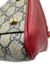 Gucci Red, Navy, Gray Coated Canvas Leather Gucci Supreme Top Handle Bag Red, Navy, Gray / Medium