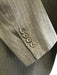 Burberry Vintage Gray Wool Striped 3 button Men's Suit Gray / 43R
