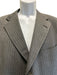 Burberry Vintage Gray Wool Striped 3 button Men's Suit Gray / 43R