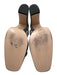 Gucci Shoe Size 38 Cream, Black, Gold Leather Square Toe Snake Skin Print Pumps Cream, Black, Gold / 38