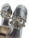 Gucci Shoe Size 38 Gold Taupe Leather open toe Crystals Interlocking GG Sandals Gold Taupe / 38