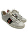 Gucci Shoe Size 36.5 White, Green, Red Leather Upper Round Toe Bee Sneakers White, Green, Red / 36.5