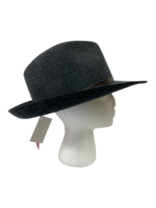 Cote d'Azur Gray Wool Brim Hat Gray / 58