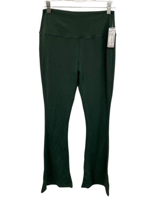 Splits 59 Size Est M Dark Green Stretch Waist Flare Leg High Rise Leggings Dark Green / Est M