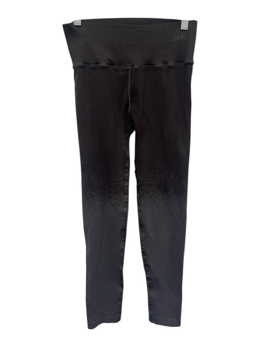 Nux Size Medium Gray & Purple Nylon Blend Ribbed Gradient Stretch Waist Pant Set Gray & Purple / Medium