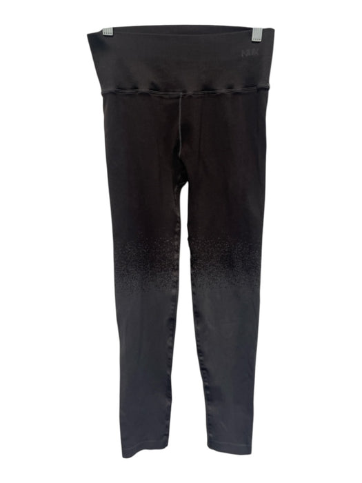 Nux Size Medium Gray & Purple Nylon Blend Ribbed Gradient Stretch Waist Pant Set Gray & Purple / Medium