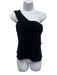 Reformation Size Large Black Lyocell blend Strapless Off Shoulder Cut Out Top Black / Large