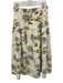 En Saison Size Large White, Blue, Green Polyester Gathered Floral Maxi Skirt White, Blue, Green / Large