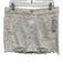 We The Free Size 10 White Cotton Denim High Rise Distressed Skirt White / 10