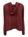 Vuori Size Large Red Long Sleeve Heathered Hood Sweater Red / Large