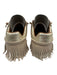 Esse Ut Esse Shoe Size 41 Taupe & Gold Leather Upper Lace Up Snake Skin Sneakers Taupe & Gold / 41