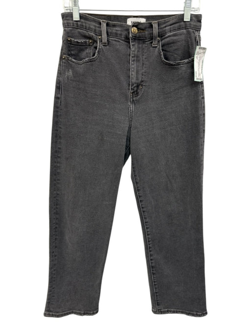 Pistola Size 27 Gray Wash Cotton Denim Zip & Button High Rise distressed Jeans Gray Wash / 27