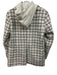 Maeve Size S White & Black Polyester & Cotton Tweed Hood Dickey Blazer Jacket White & Black / S