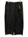 Pilcro Size M Black Cotton Elastic Waist Barrel Leg Wide Leg Pockets Pants Black / M