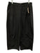 Pilcro Size M Black Cotton Elastic Waist Barrel Leg Wide Leg Pockets Pants Black / M