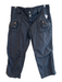 Sanctuary Size 28 Charcoal Cotton Capri Zip Fly Mid Rise Cargo Pants Charcoal / 28