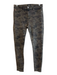 Hudson Size 30 Green & Gray Viscose & Cotton Camoflage 5 Pocket Zip Fly Jeans Green & Gray / 30