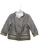 Herno Size M / 42 Taupe & White Polyester Blend 3/4 Sleeve Gold Zipper Jacket Taupe & White / M / 42