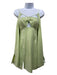 Alice McCall Size 2 Light Green Viscose & Rayon Mini Sequin Cold Shoulder Dress Light Green / 2