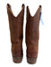 Eddie Bauer Shoe Size 8.5 Brown Leather Upper Embroidered Western Cowboy Boots Brown / 8.5