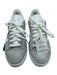 Adidas Shoe Size 7 Gray & White Suede round toe 3 Stripe Lace Up Sneakers Gray & White / 7