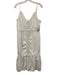 Lovers + Friends Size XL White Cotton Blend Sleeveless Lace Trim Voile Dress White / XL