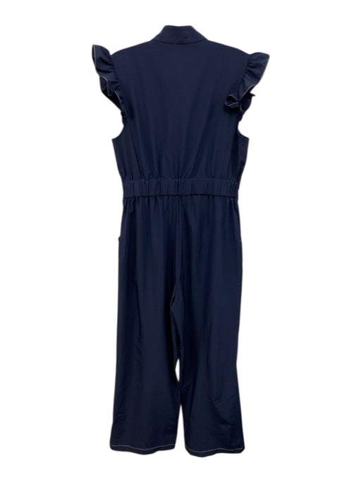 Byrdie Golf Size L Navy Blue Polyester Zip Detail Pockets Jumpsuit Navy Blue / L