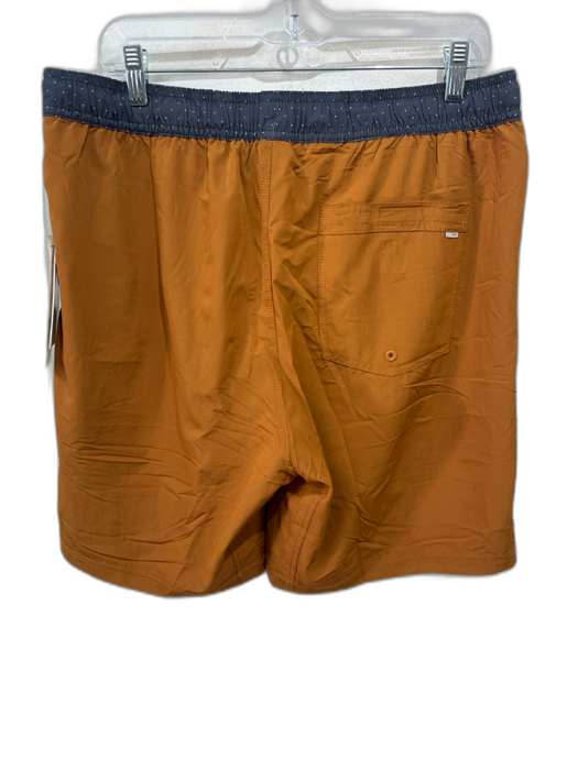Vuori NWT Size XL Orange & Black Polyester Blend Athletic Men's Shorts Orange & Black / XL