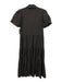 Brochu Walker Size S Black Polyester & Cotton Short Puff Sleeve Buttons Dress Black / S