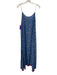 Natalie Martin Size S Blue, Orange, Green Viscose Sleeveless Floral Midi Dress Blue, Orange, Green / S