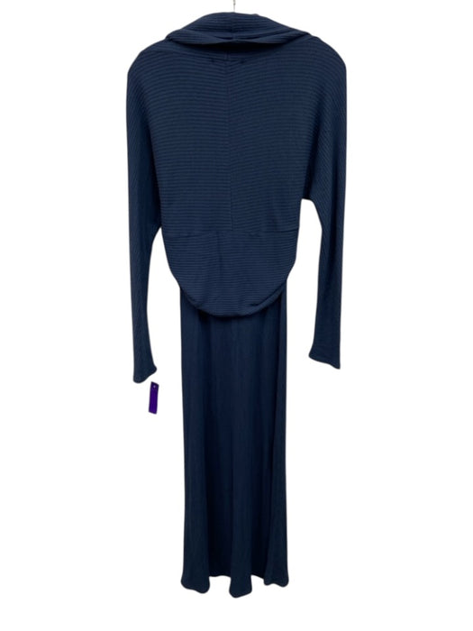 Beautiful People Size P Blue Modal & Spandex Sleeveless Waffle Knit Dress Set Blue / P